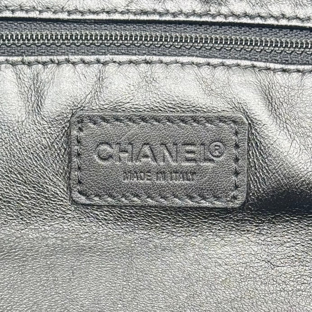 ▼JAPAN ONLY▼CHANEL Rabbit Fur Chain Tote Bag with CC Logo Black 6XXXXXX