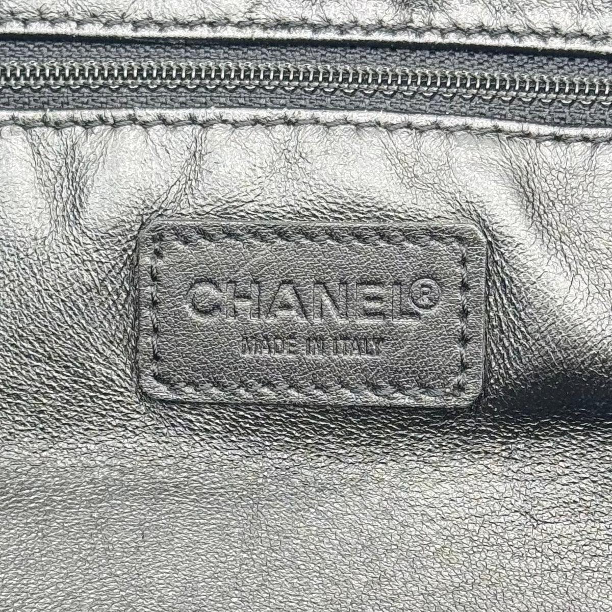 ▼JAPAN ONLY▼CHANEL Rabbit Fur Chain Tote Bag with CC Logo Black 6XXXXXX