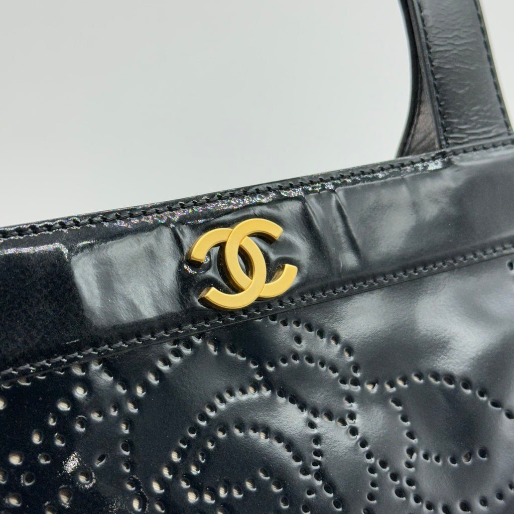 Chanel Boy North-South Quilted Navy Calfskin Shoulder Bag