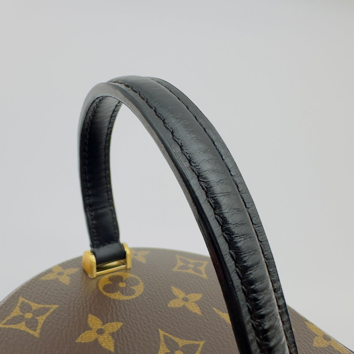Louis Vuitton Monogram Reverse Coated Canvas Cannes 15cm Brown and Black Vanity Bag