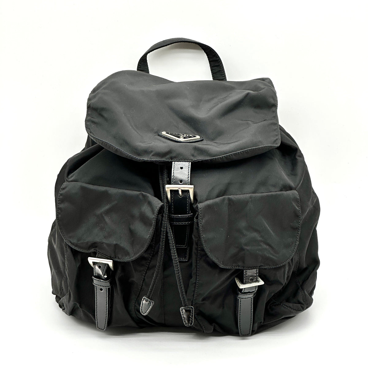 Prada Tessuto Nylon Black Backpack