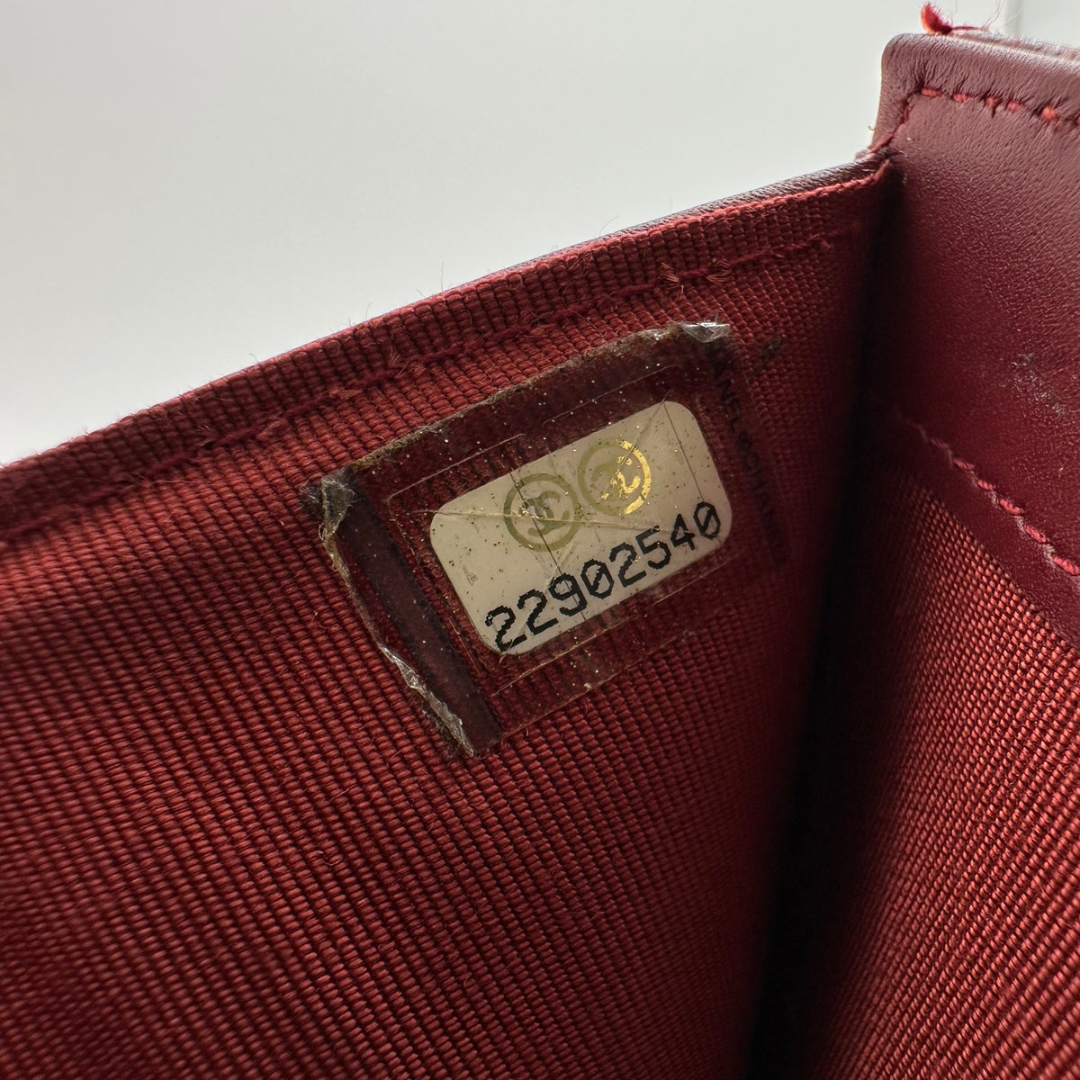 Chanel Quilted Caviar Calfskin Red Compact Wallet