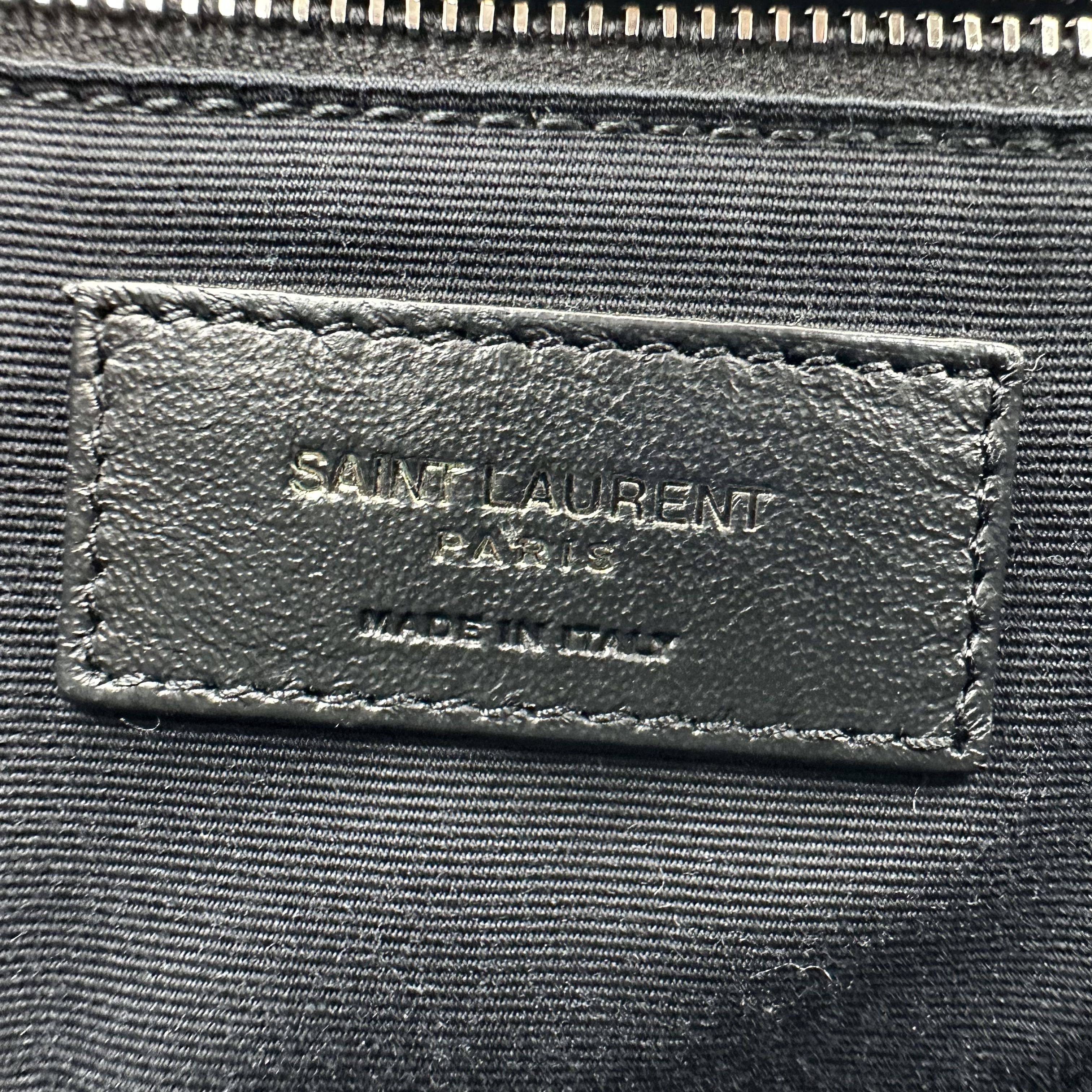 Saint Laurent Paris Niki Leather Chain Shoulder Bag Black
