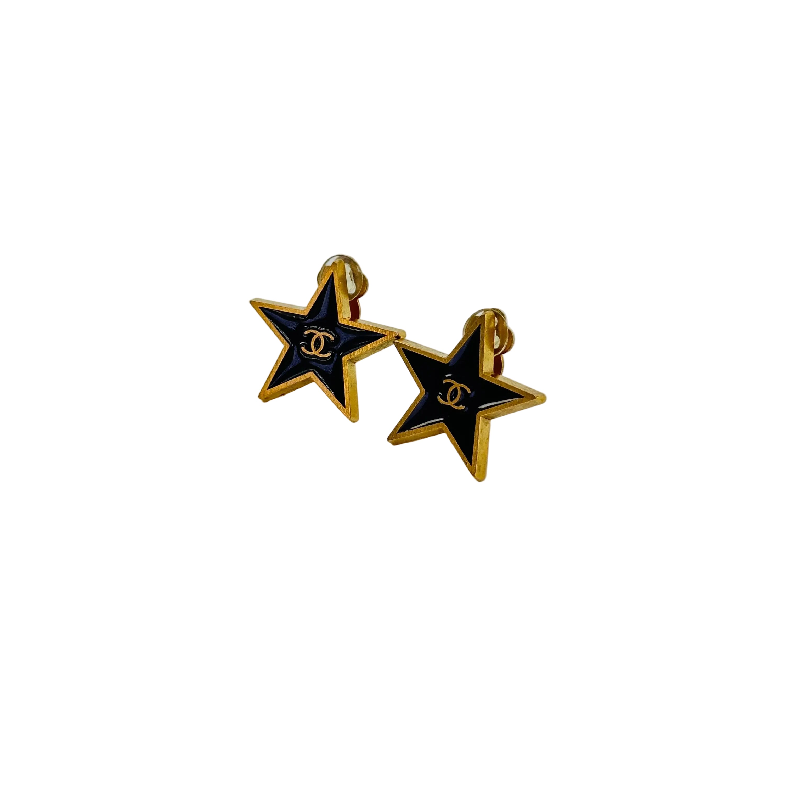 Chanel Coco Mark Star Earrings