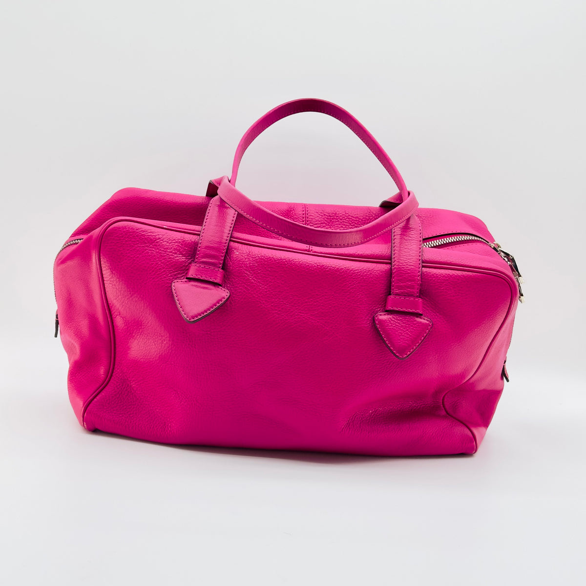 Loewe Grained Leather Heritage Small Pink Handbag