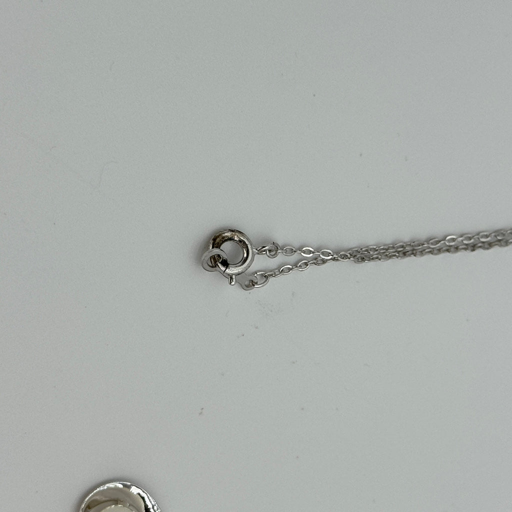mikimoto Akoya Pearl Necklace  Silver sv925