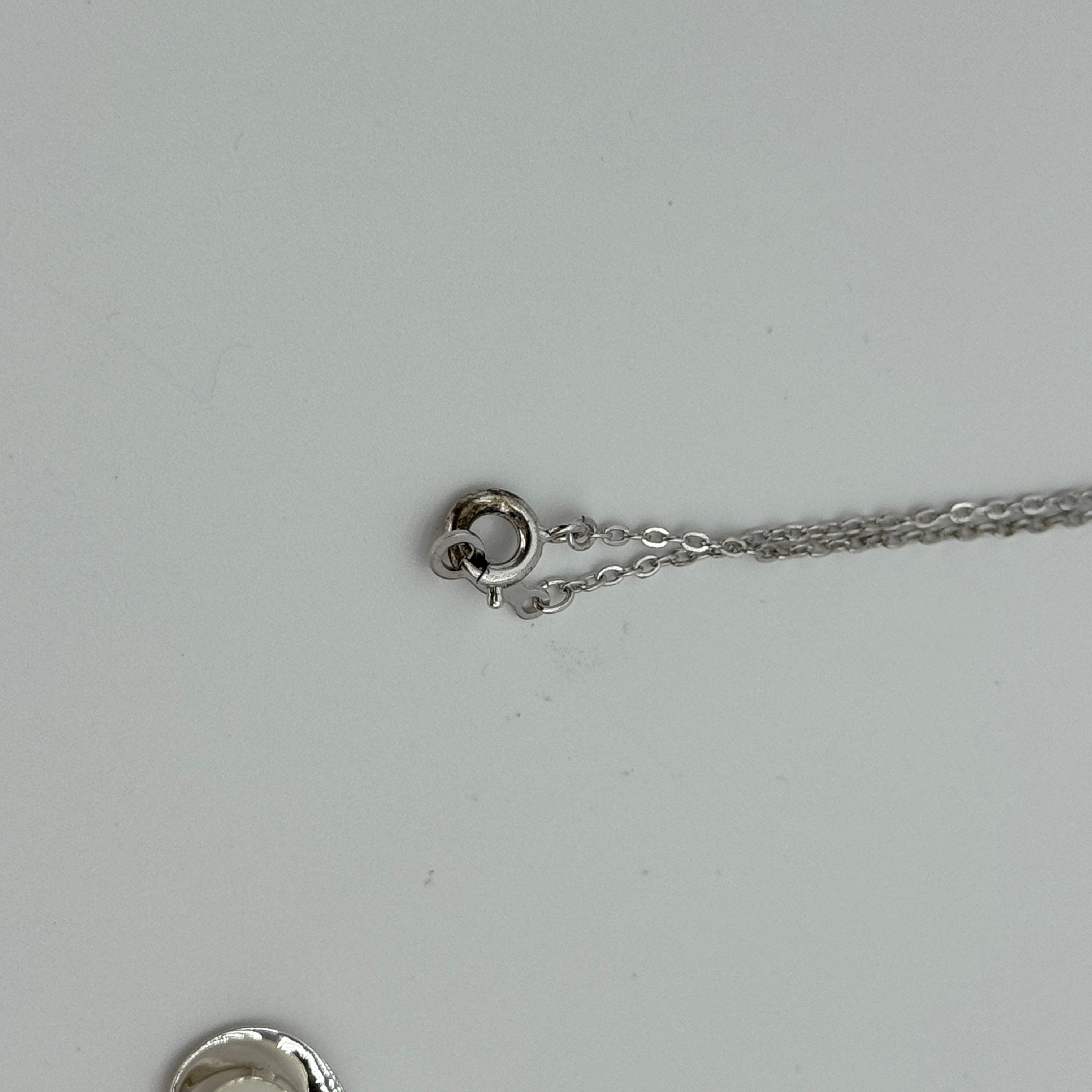mikimoto Akoya Pearl Necklace  Silver sv925