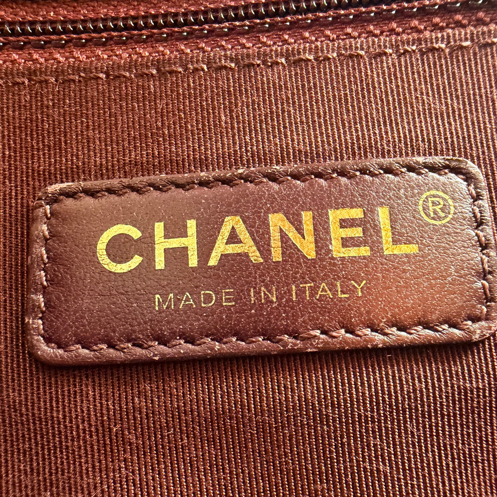 Chanel Black Quilted Sheepskin Leather Mademoiselle Vintage Flap Bag