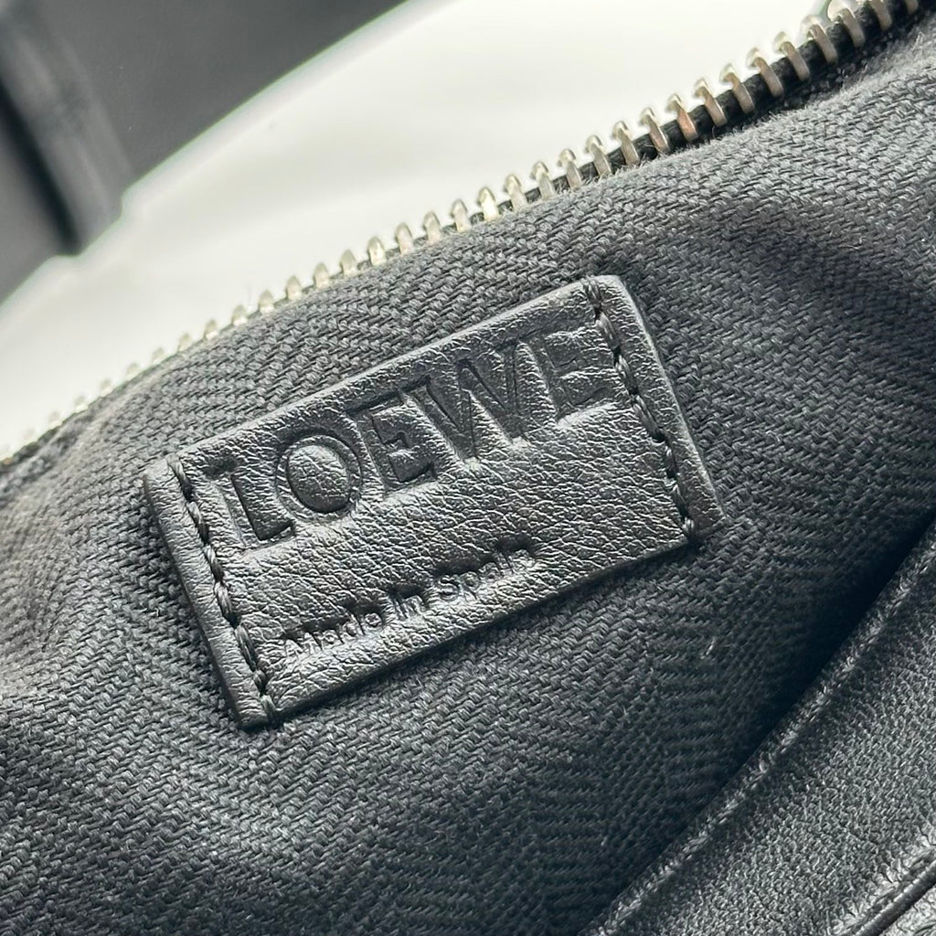 Loewe Puzzle Bum bag Small Leather Sling backpack Black