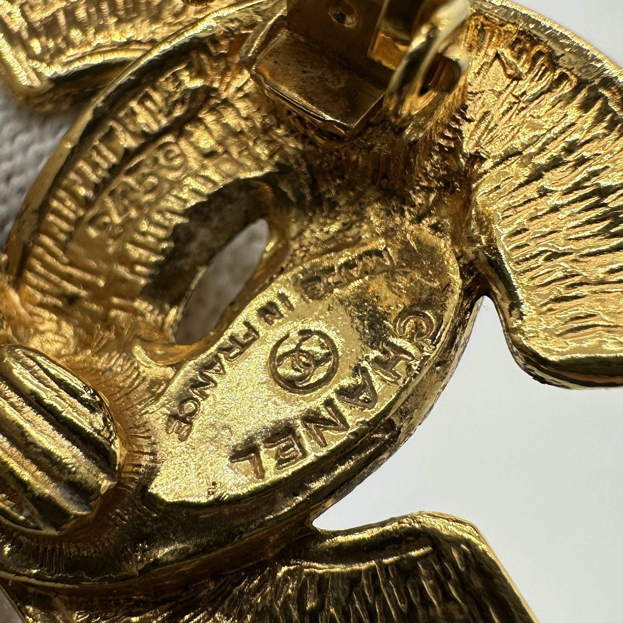 Chanel Vintage Bird Ear Clips
