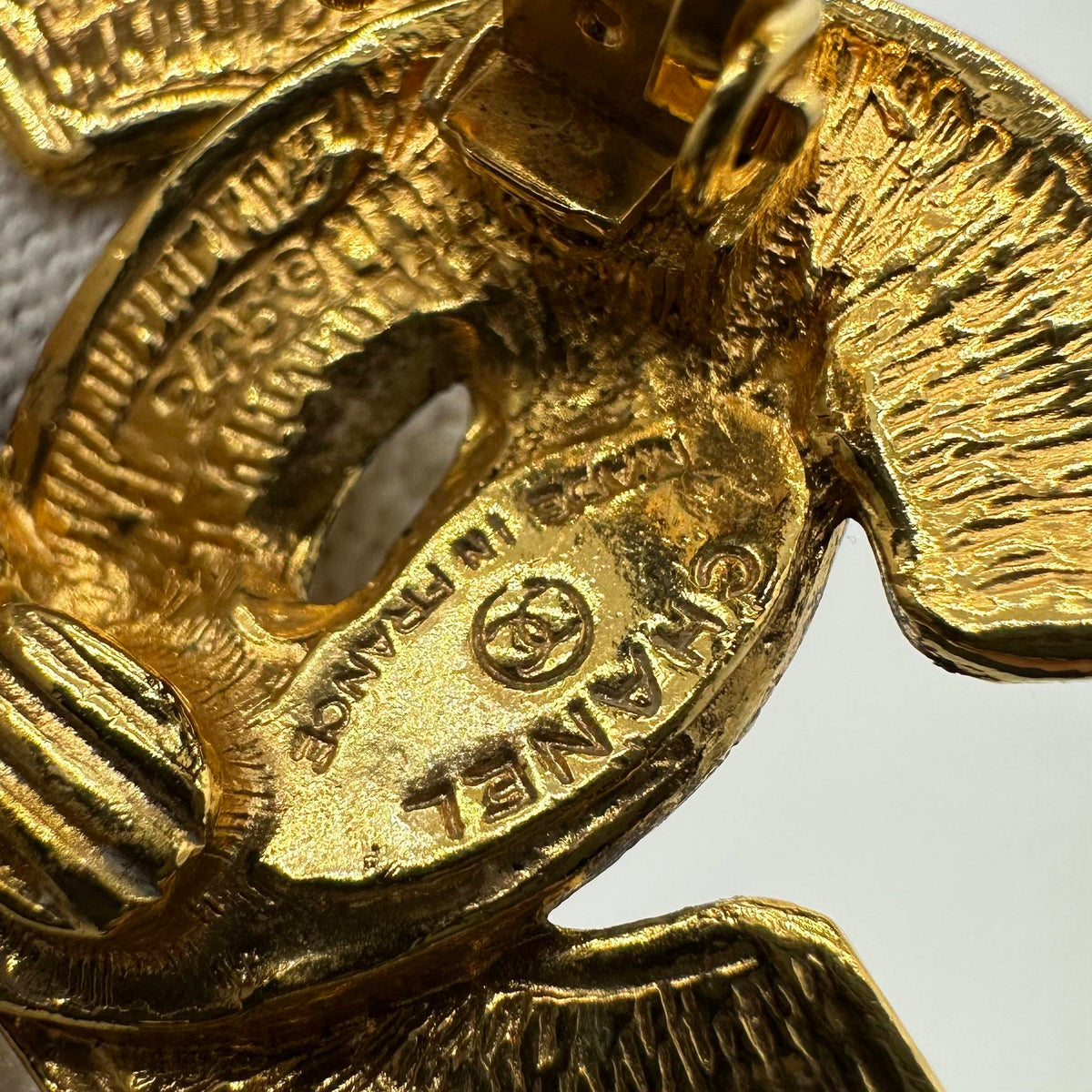 Chanel Vintage Bird Ear Clips