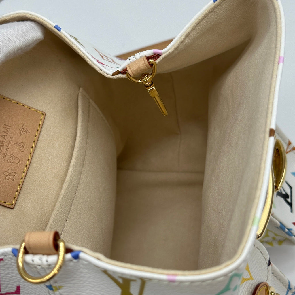 Louis Vuitton x Murakami Monogram Multicolor White Venice Backpack