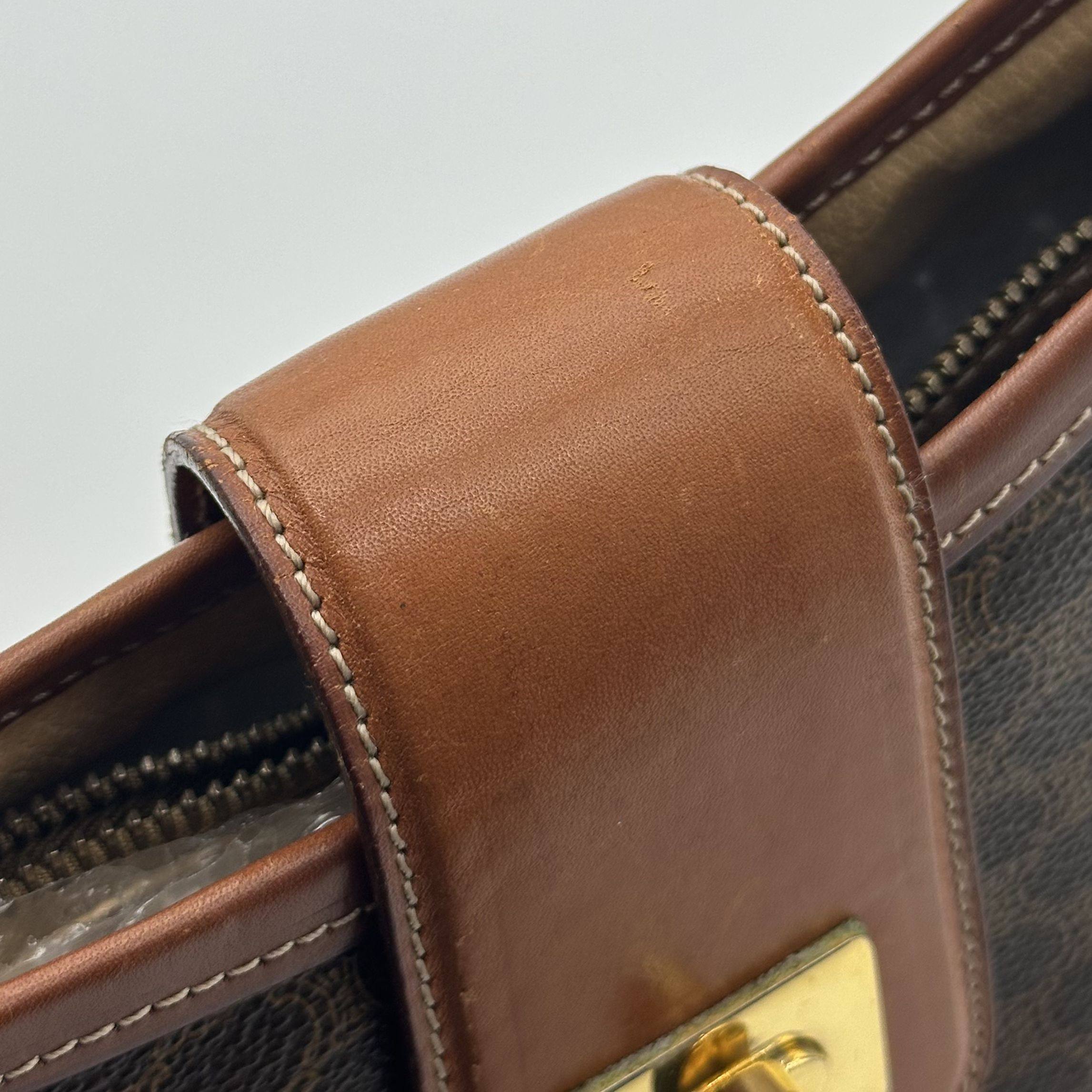 CELINE Macadam Shoulder HandBag Vintage