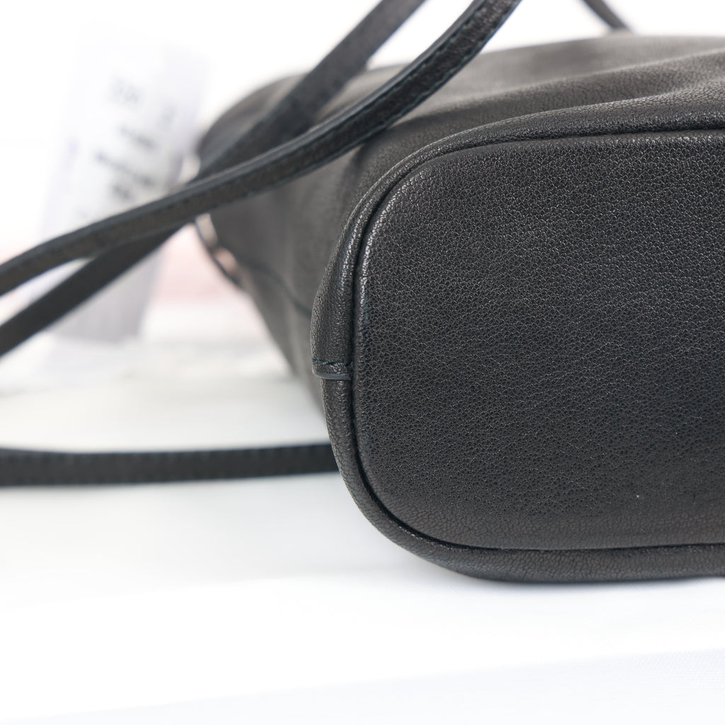 Miu Miu Nappa Leather Mini Bucket Bag Soft Shoulder Bag Crossbody