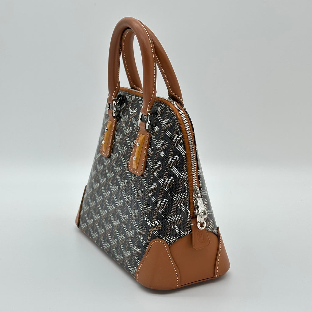 Goyard Goyardine Sac Vendome PM Handbag Crossbody Black