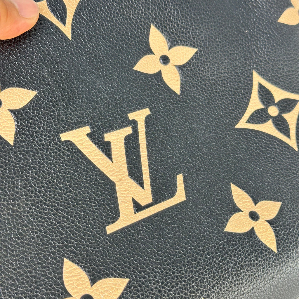 Louis Vuitton two-tone Monogram Empreinte Petit Palais PM Handbag 2Way Blackpink M58913 RFID