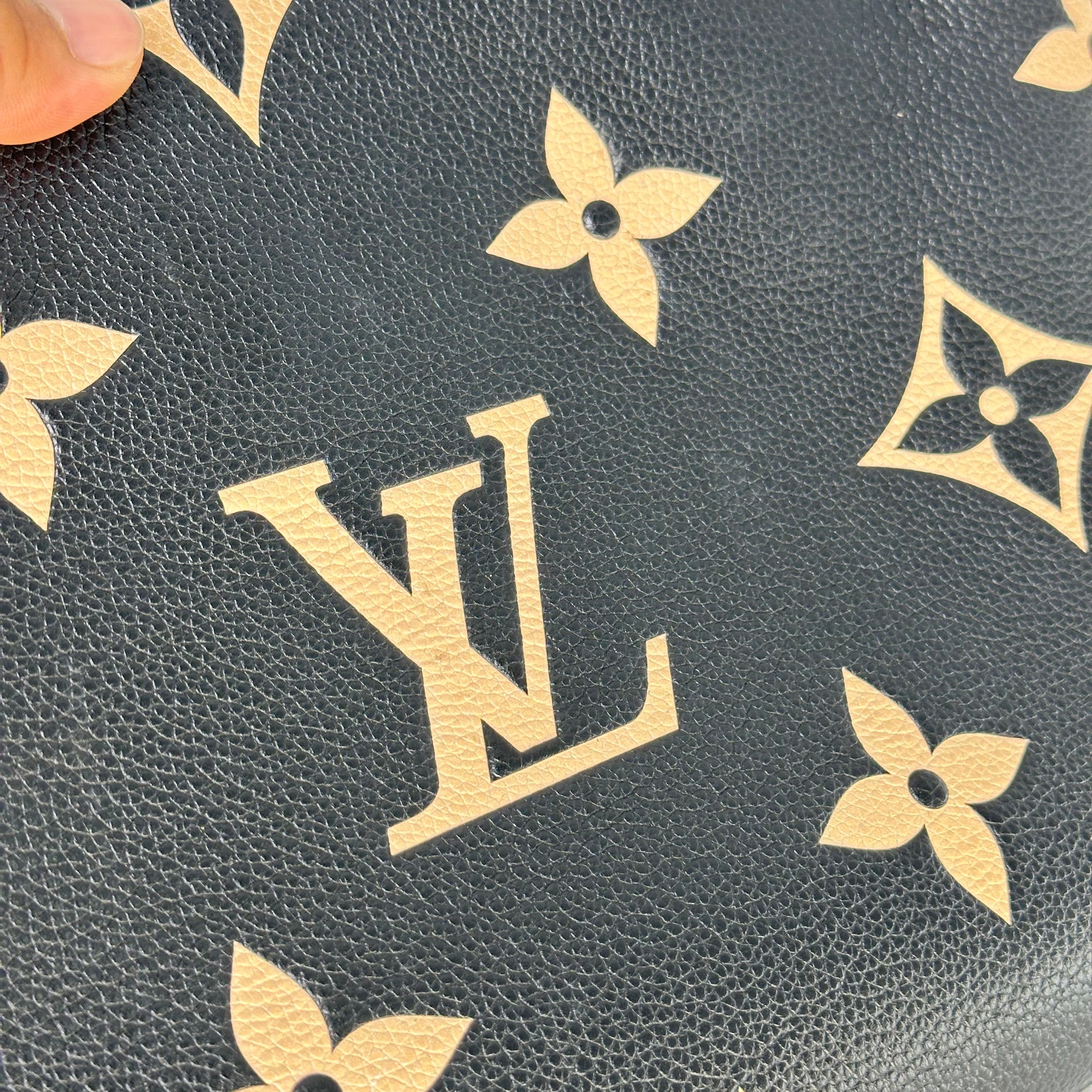 Louis Vuitton two-tone Monogram Empreinte Petit Palais PM Handbag 2Way Blackpink M58913 RFID