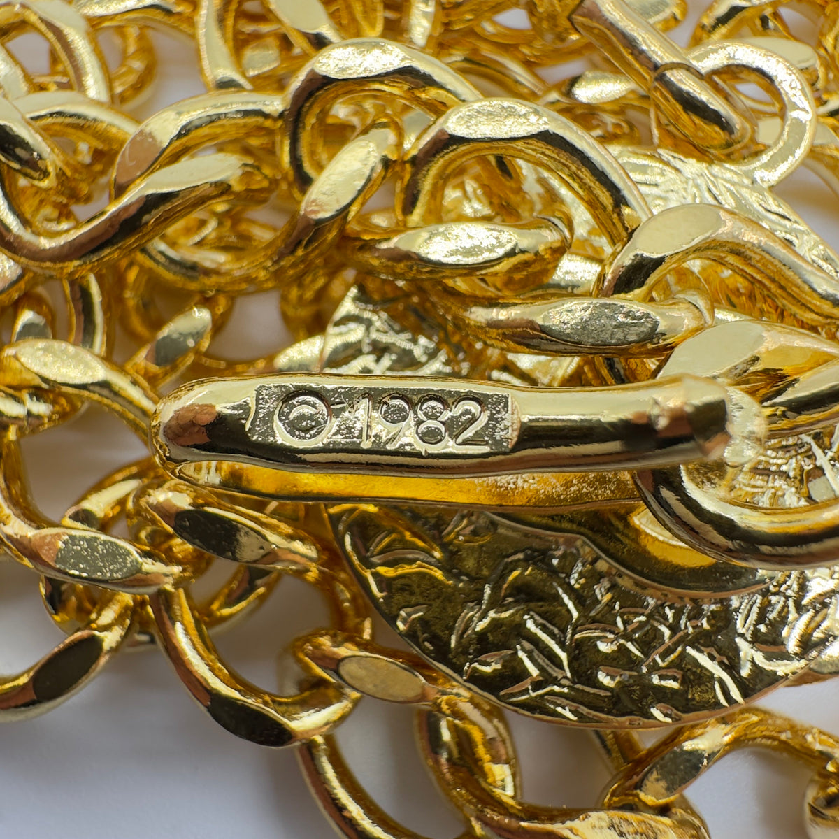 Chanel Gold Chain Coco Mark Medallion Belt