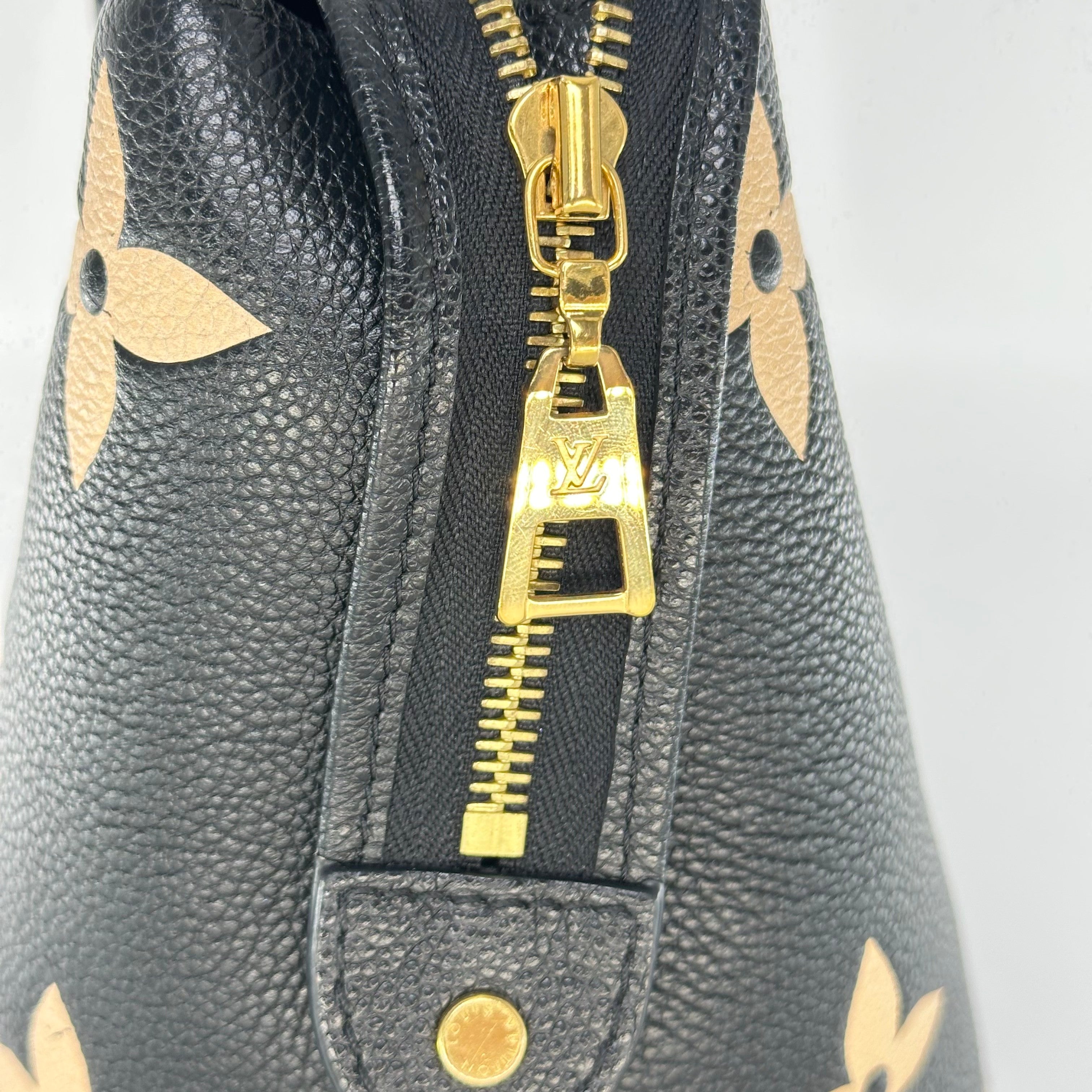 Louis Vuitton two-tone Monogram Empreinte Petit Palais PM Handbag 2Way Blackpink M58913 RFID