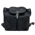 Prada Nylon Rucksack Backpack Bag Black