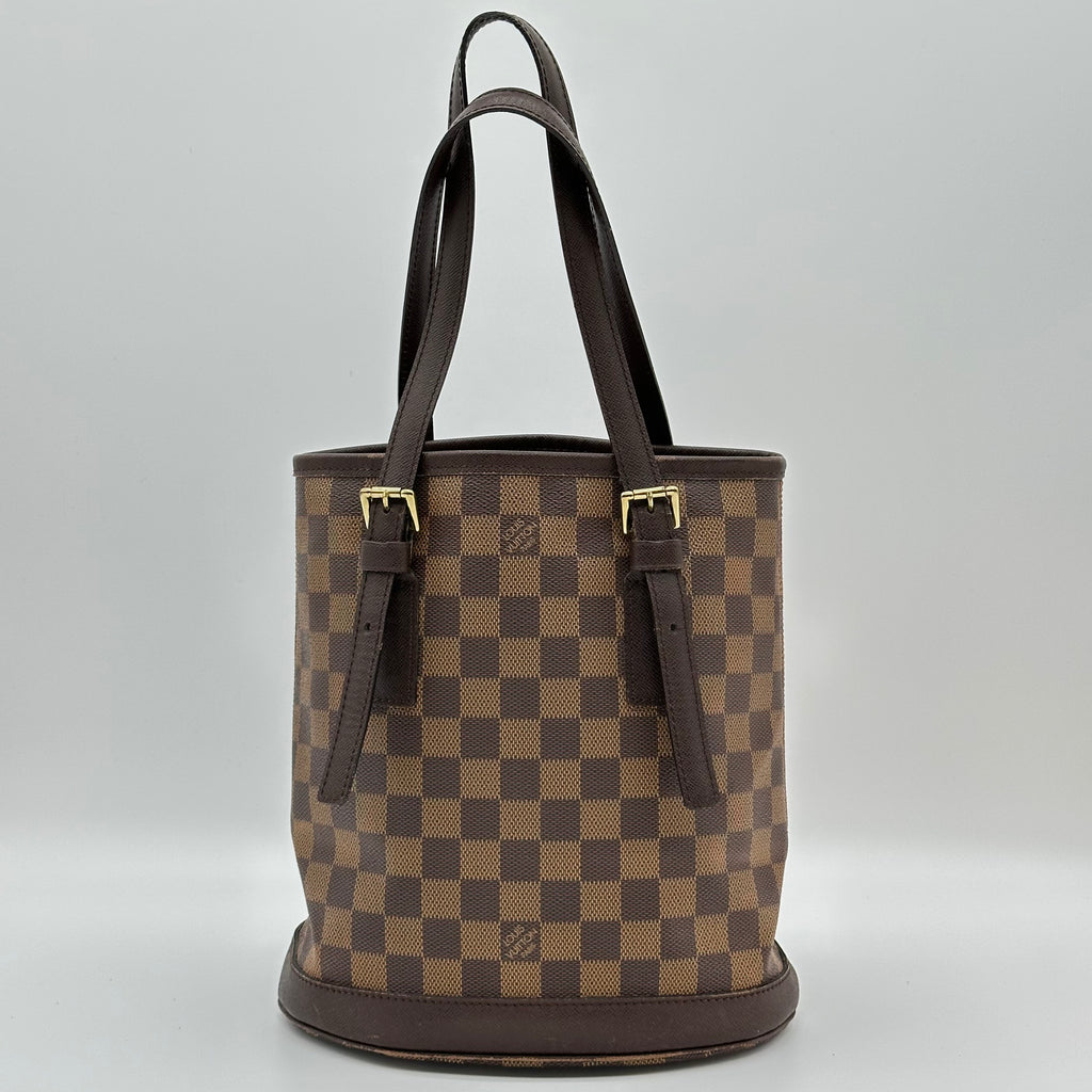 Louis Vuitton Damier Marais Bucket Shoulder Tote Bag N42240