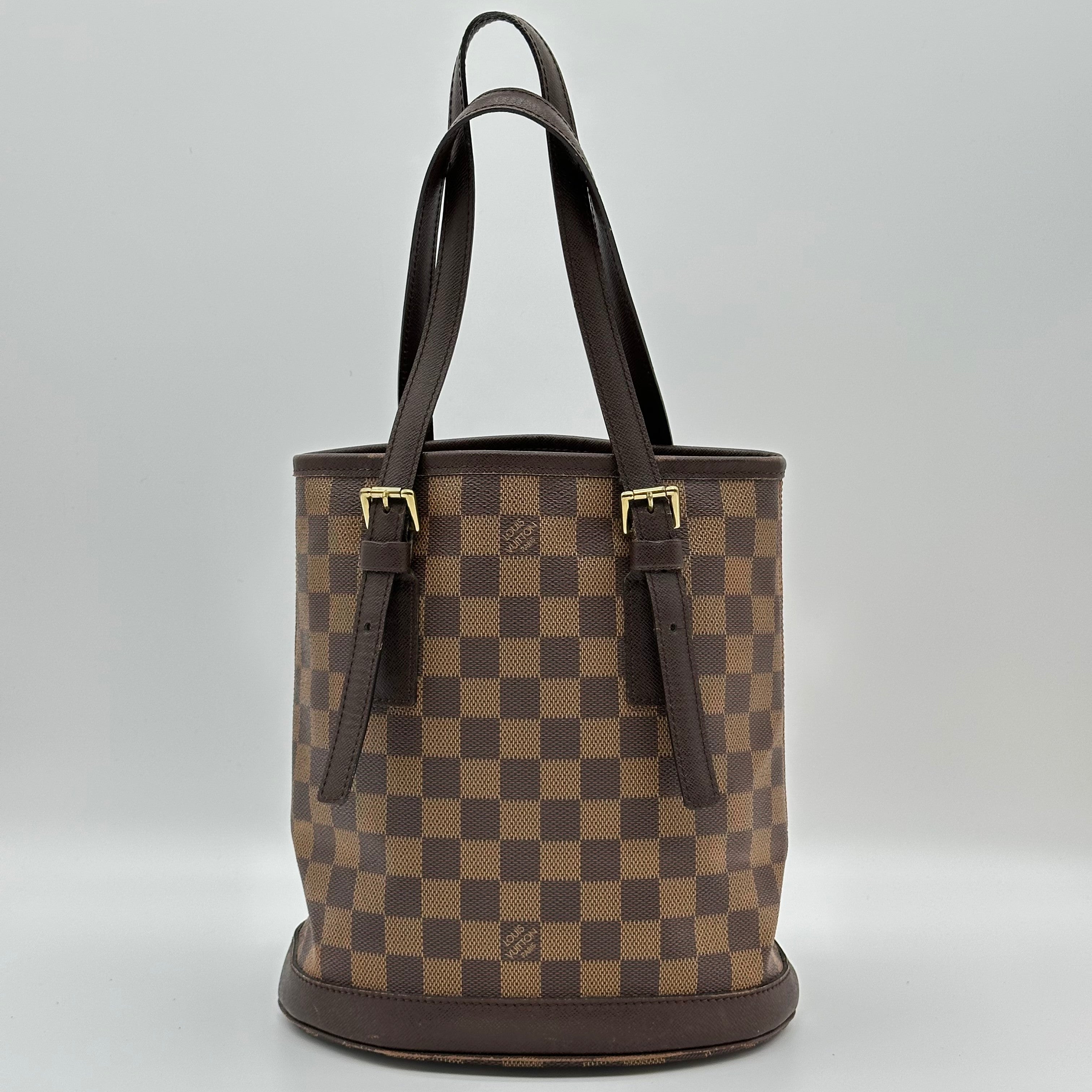 Louis Vuitton Damier Marais Bucket Shoulder Tote Bag N42240