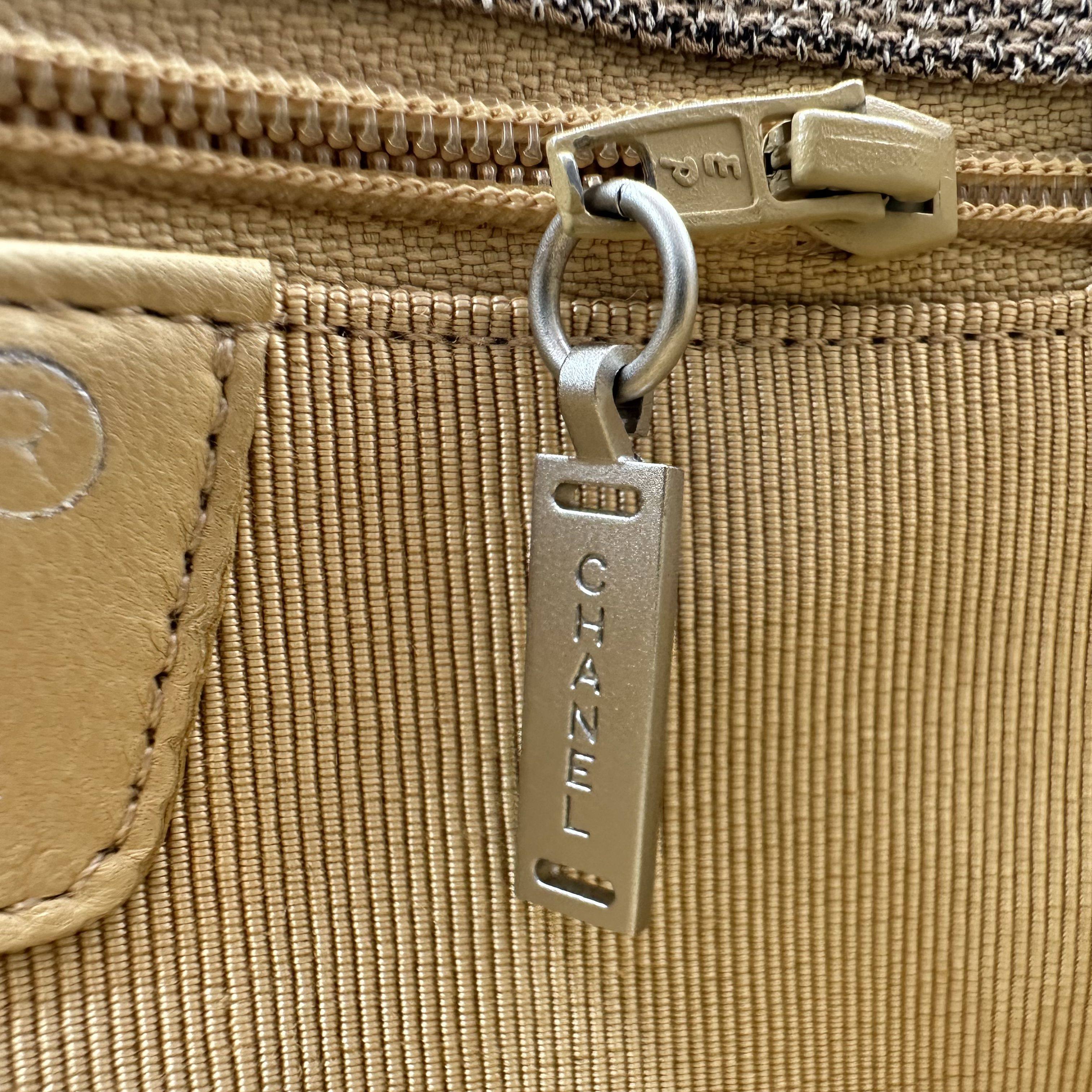 Chanel Mini Canvas Tote Bag Beige Matte Silver Hardware Vintage 5 Series