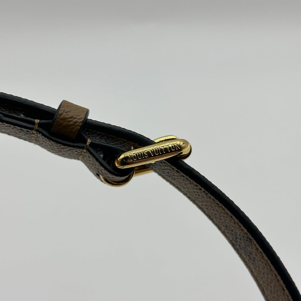 Louis Vuitton Monogram Reverse Canvas Pochette Métis 25cm Brown Crossbody Bag