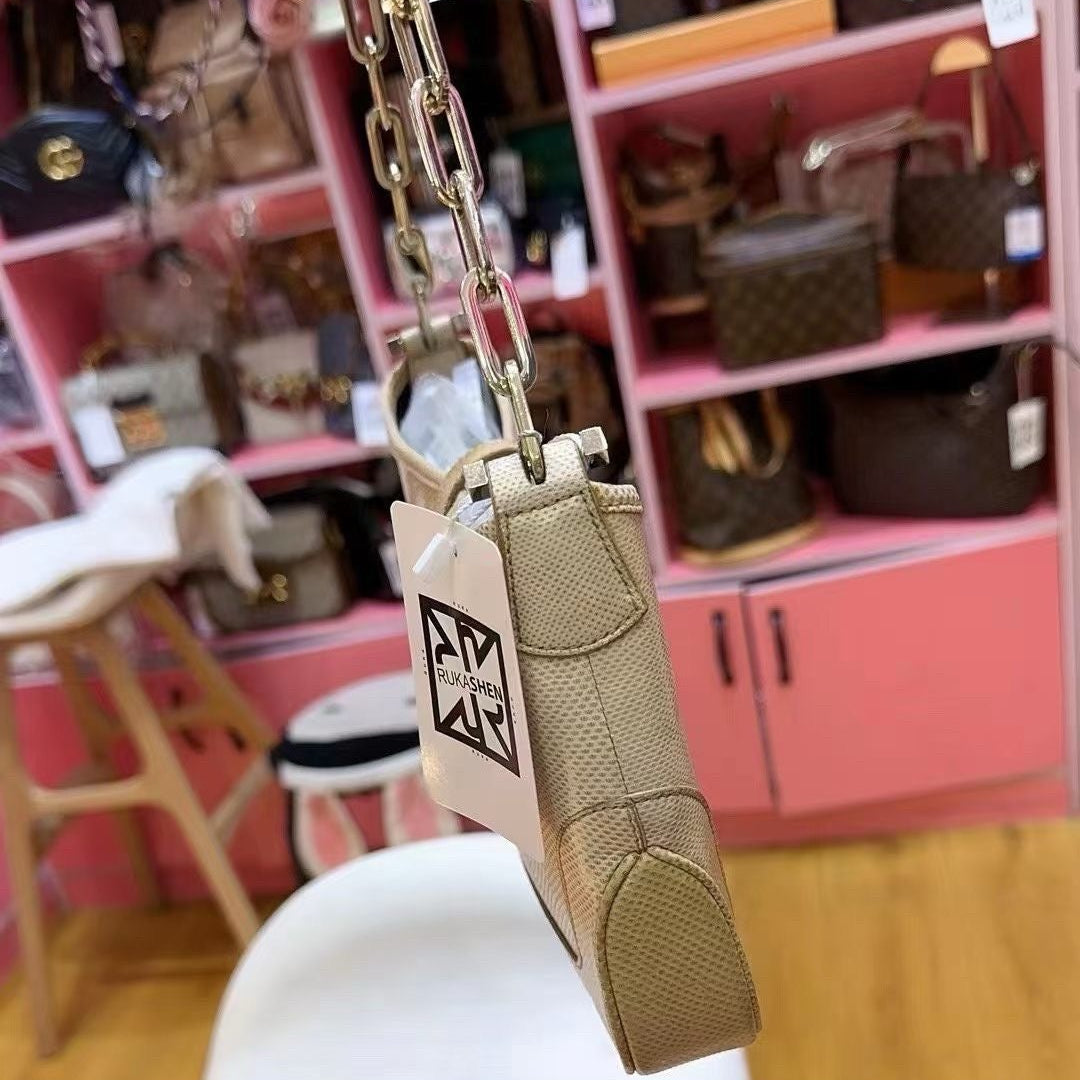 Gucci Chain Shoulder Bag Beige