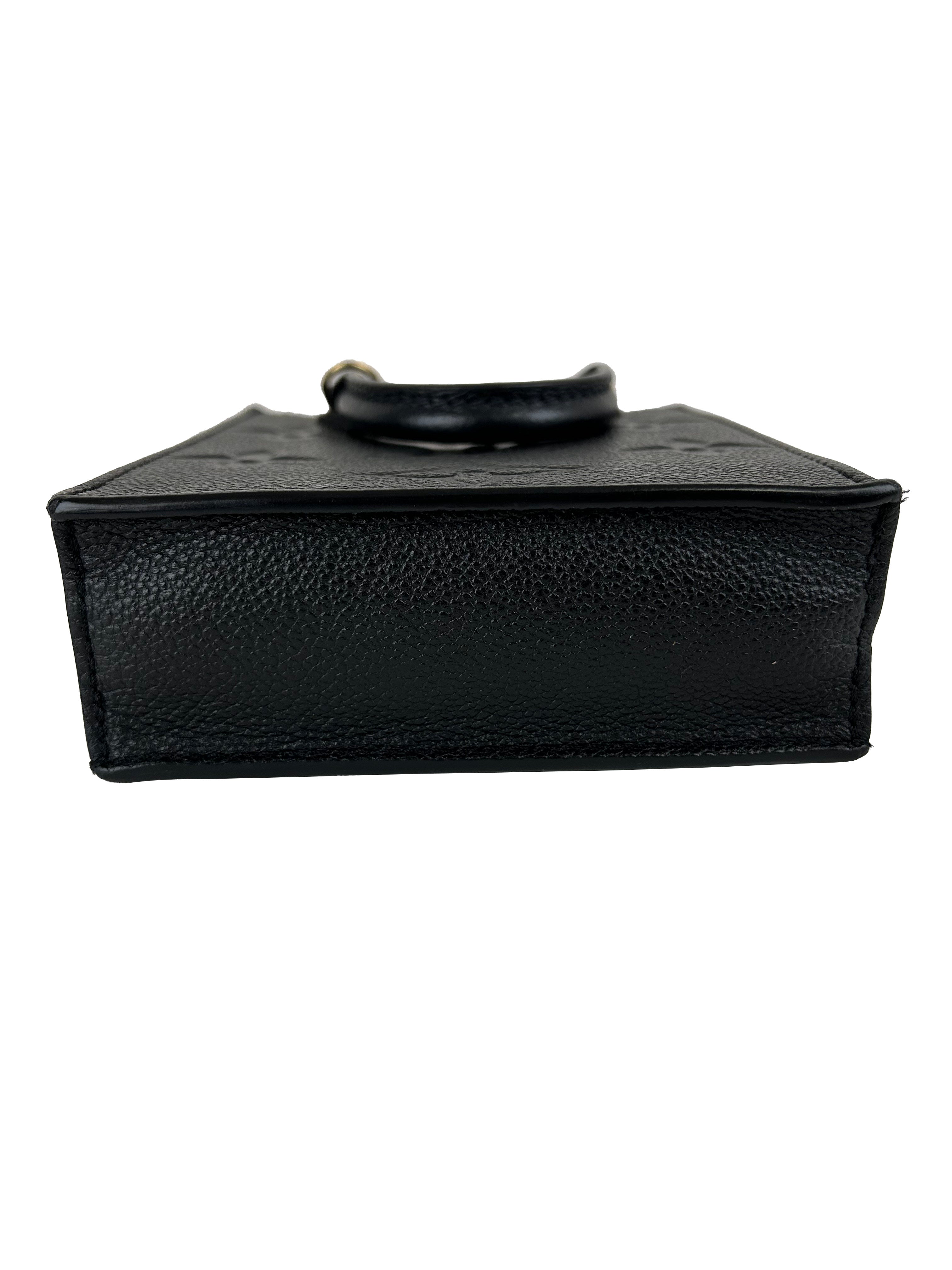 루이비통 Petite Sac Plat 모노그램 Empreinte 미니 핸드백 숄더백 M81417 RFID