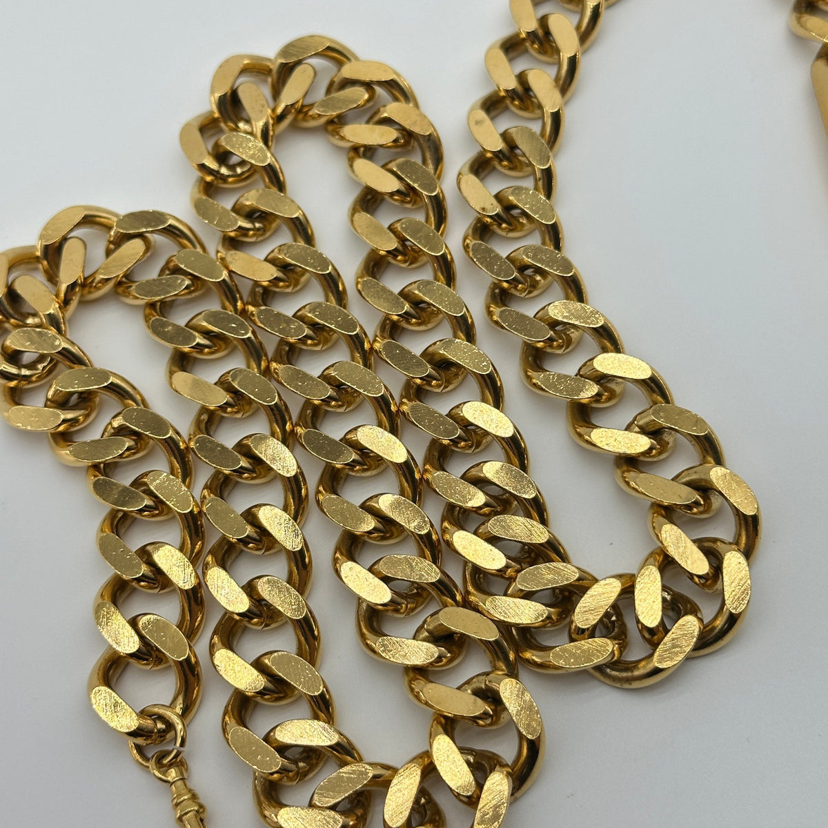 Chanel Coco Mark Medallion Gold-Tone Chain Belt