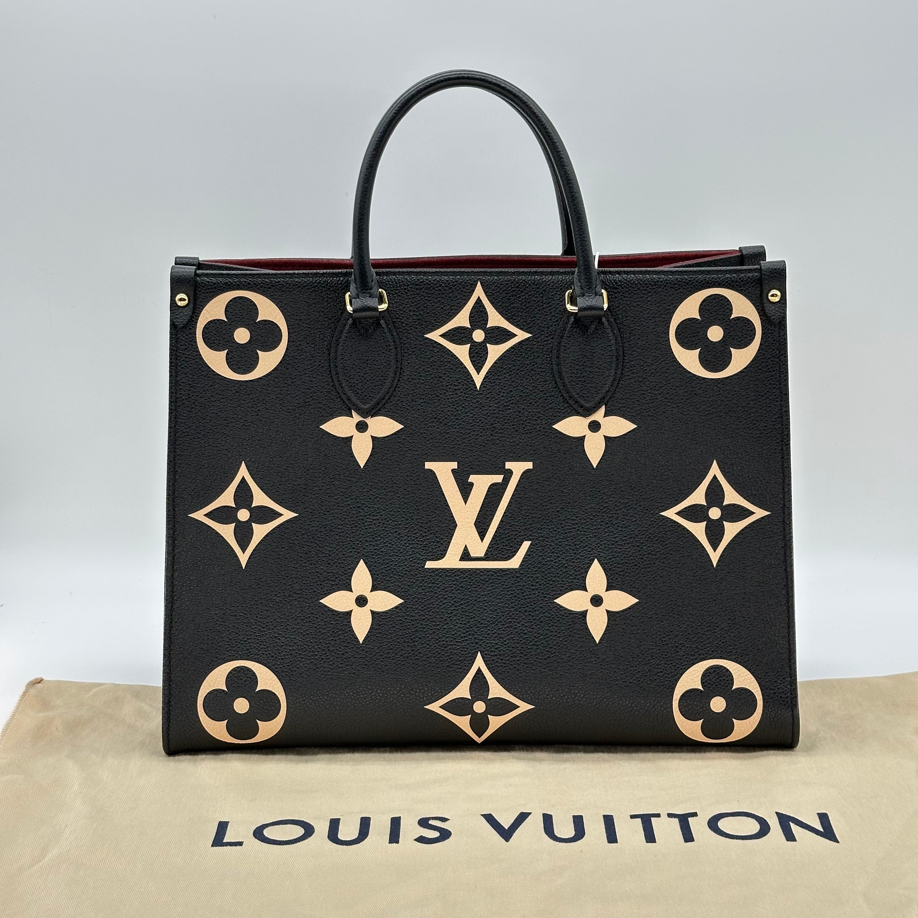 Louis Vuitton lona Monogram Empreinte On The Go MM M45495 RFID negro