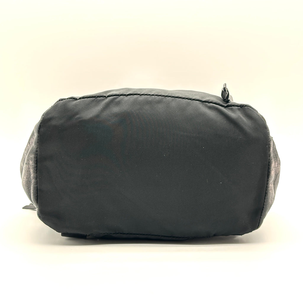 Prada Tessuto Nylon Leather Black Backpack
