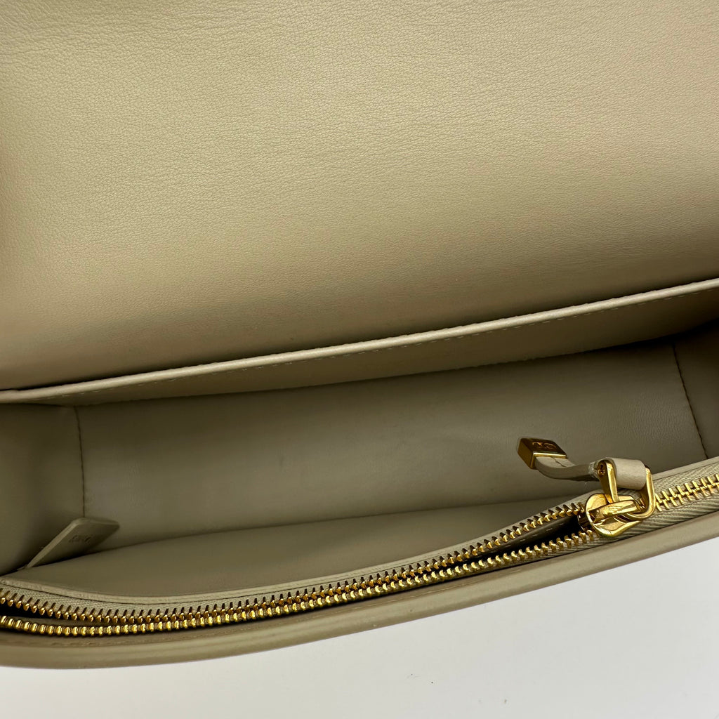 dior Miss Patent Flap bag  patent leather   shiny beige    gold  Hardware Shoulder bag