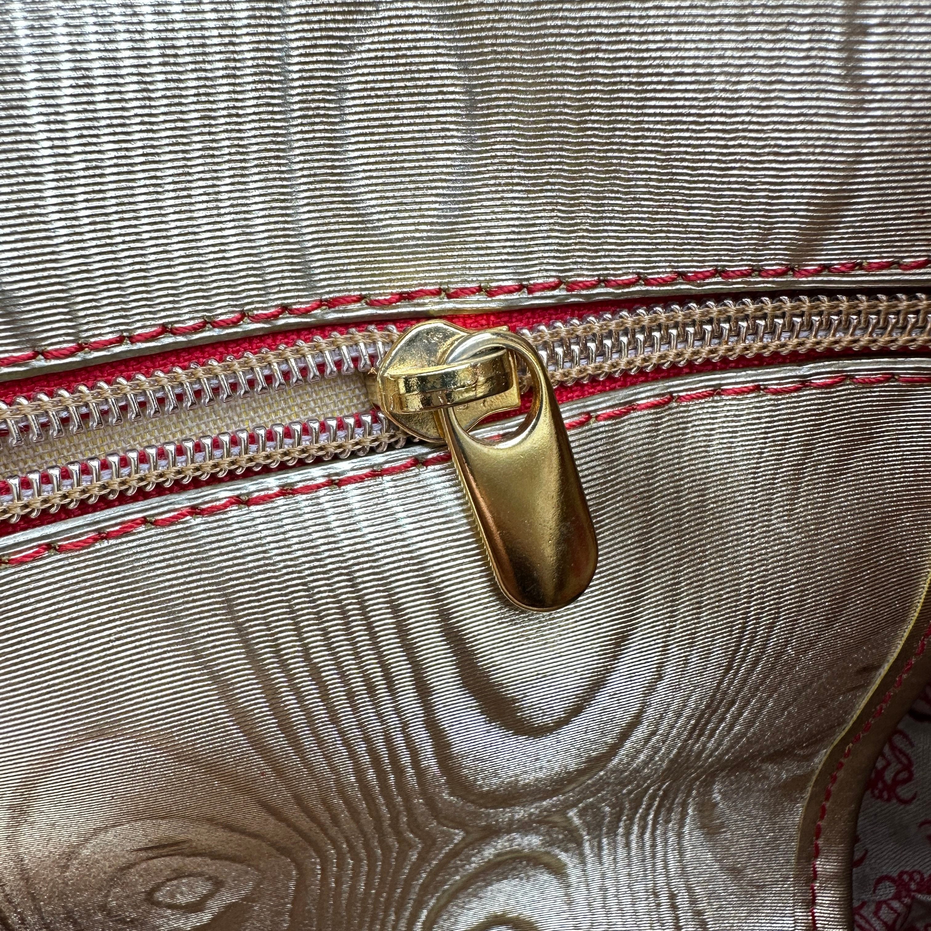 loewe tote bag nylon gold