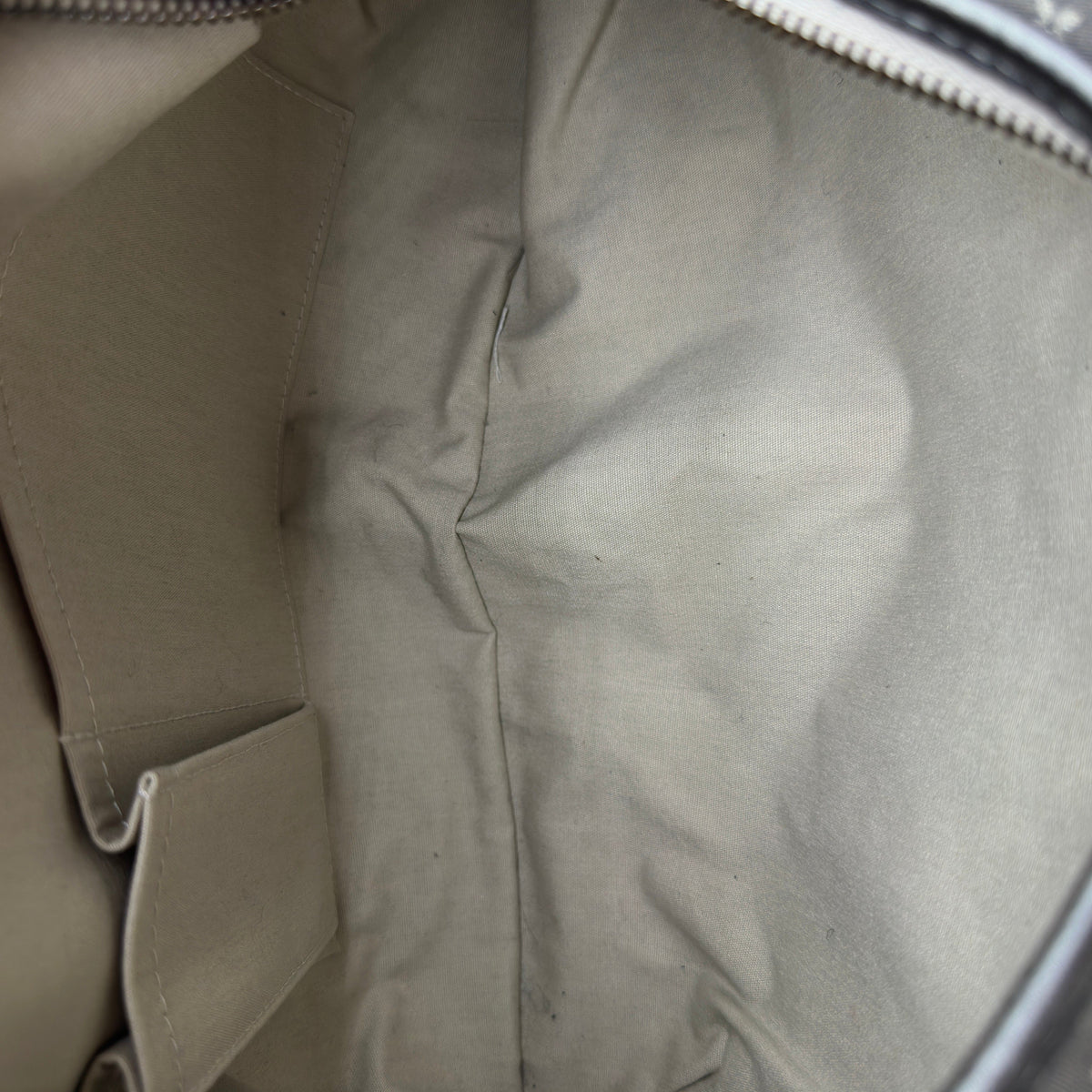 Louis Vuitton Mini Lin Monogram Manon PM Grey Shoulder Bag