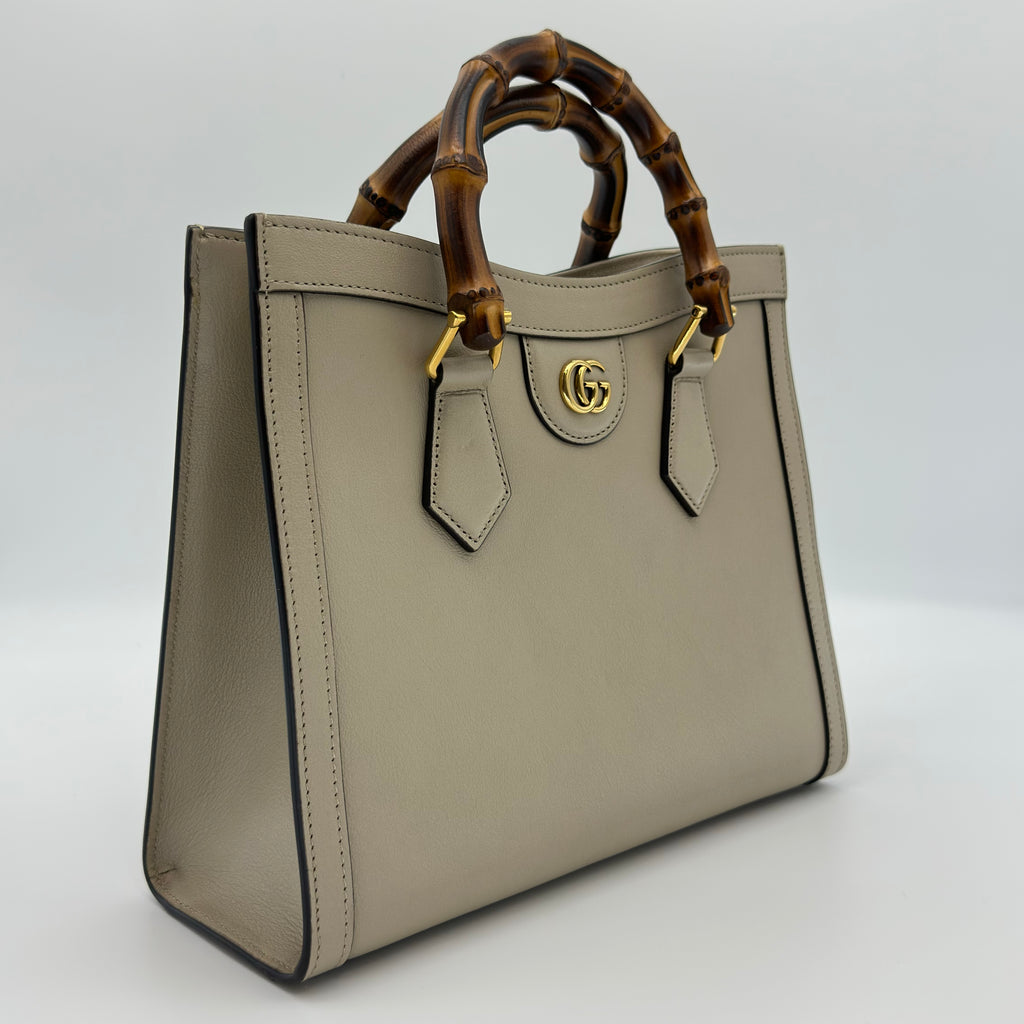 GUCCI グッチ ショルダーバッグ ダイアナ バンブー レザー 2way
