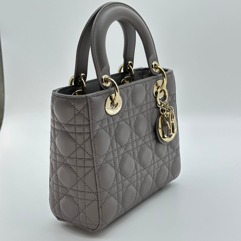 Christian Dior Lambskin Small My ABCDior Lady Dior