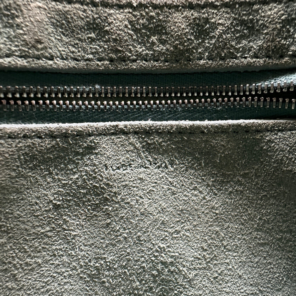 Celine Sangle Leather Green Bucket Shoulder Bag