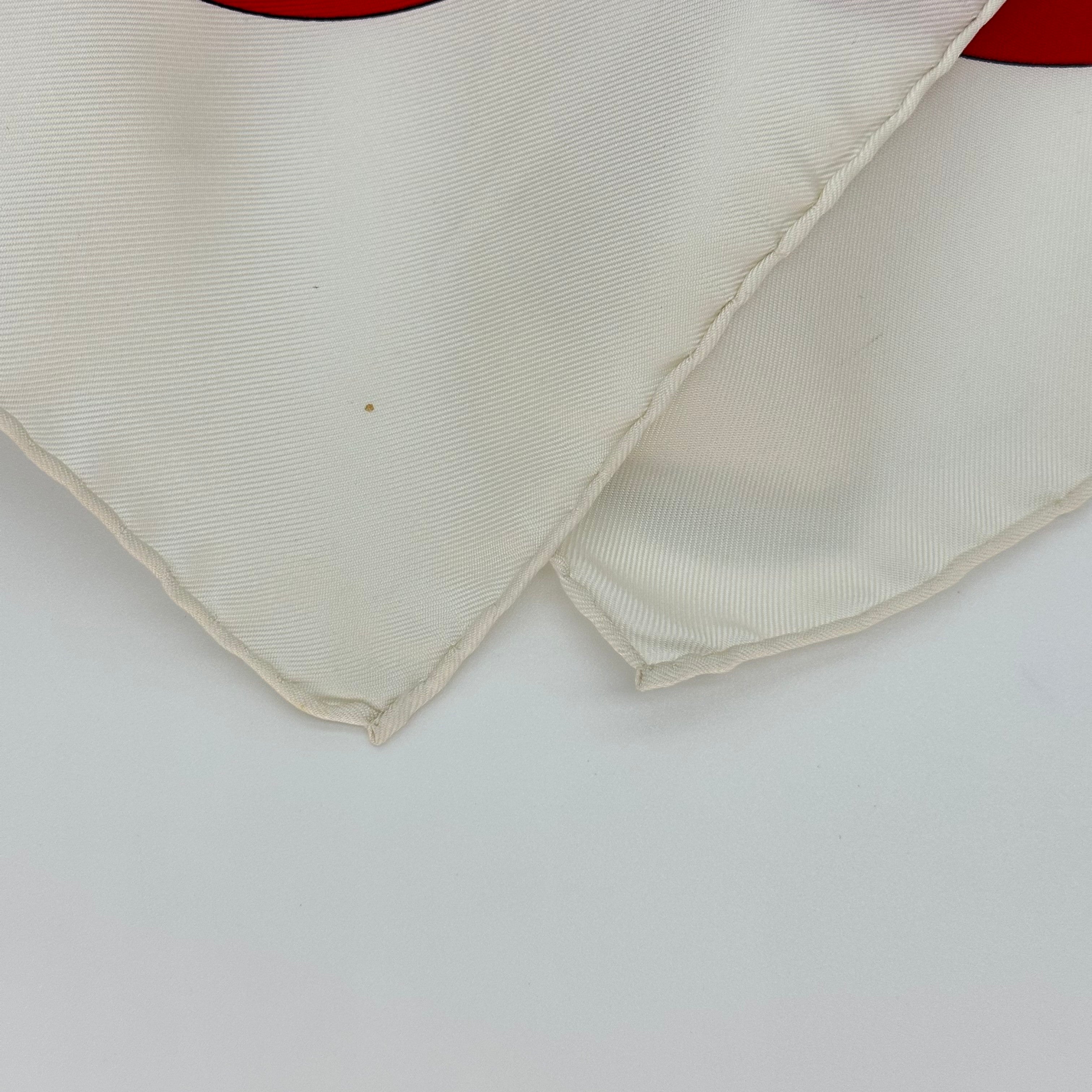 Hermes Carré 90 „SPRINGS“ Seidenschal 100 % Seide