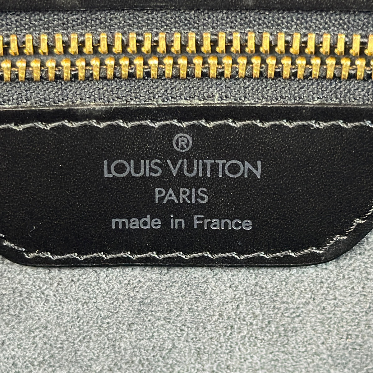 Louis Vuitton Epi Saint Jacques Shopping Shoulder Bag Black