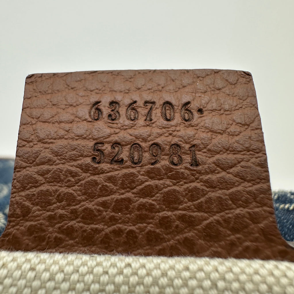 Gucci Burgundy GG Supreme Jackie 1961 Small Shoulder Bag