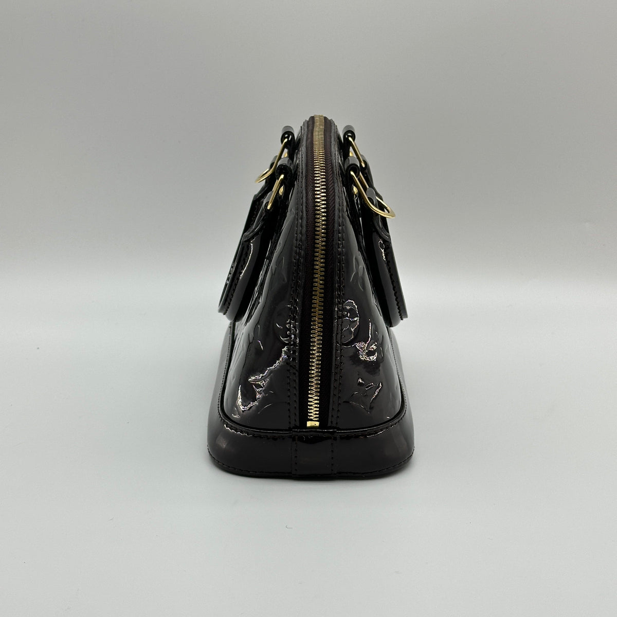 Louis Vuitton Vernis Alma BB M91678 CT1158 Purple There was an RFID response