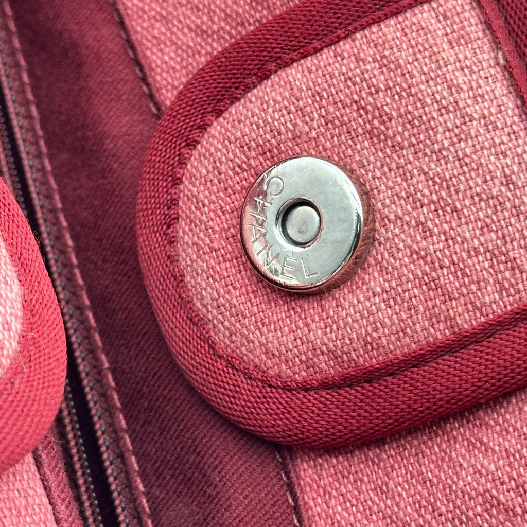 Chanel Deauville Mini Canvas Dusty Rose