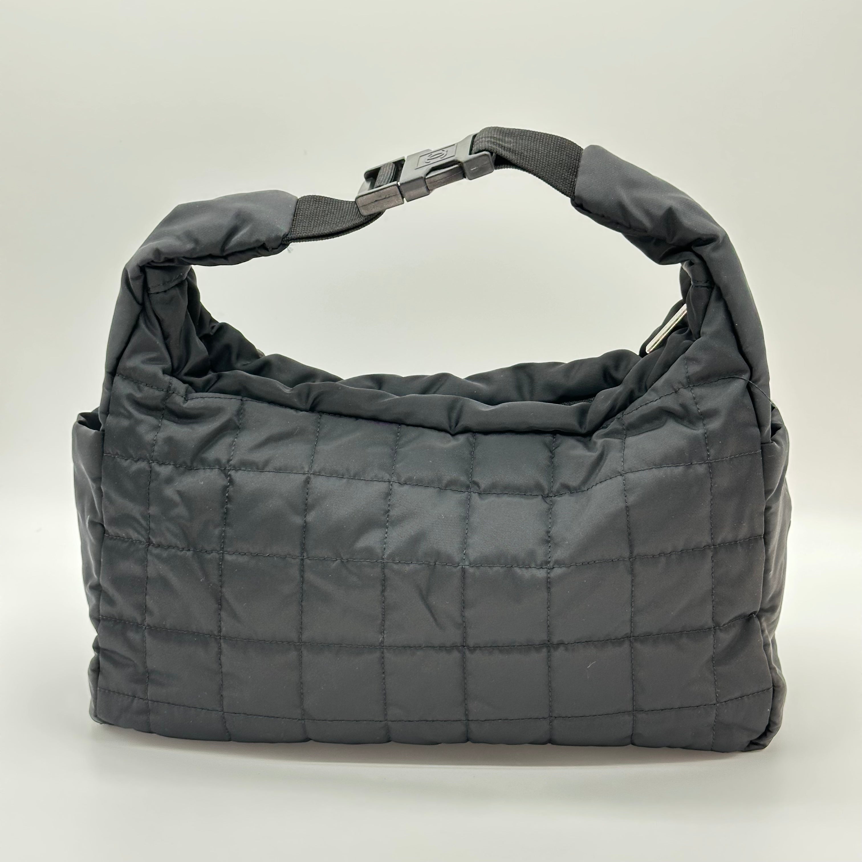 CHANEL Sports Line Black Ladies Nylon Cholder Bag