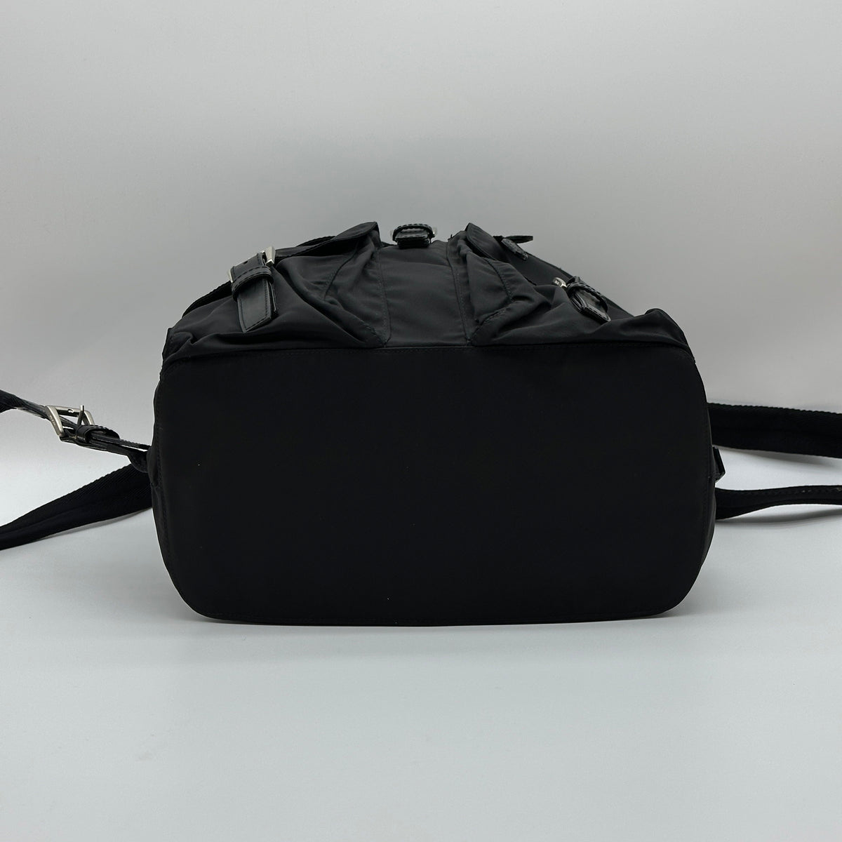 Prada Tessuto Nylon Vela Medium Black Backpack