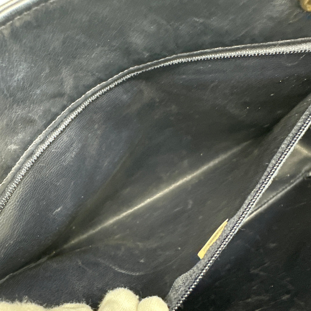 Chanel Matelasse Quilted Leather Black Chain Shoulder Bag