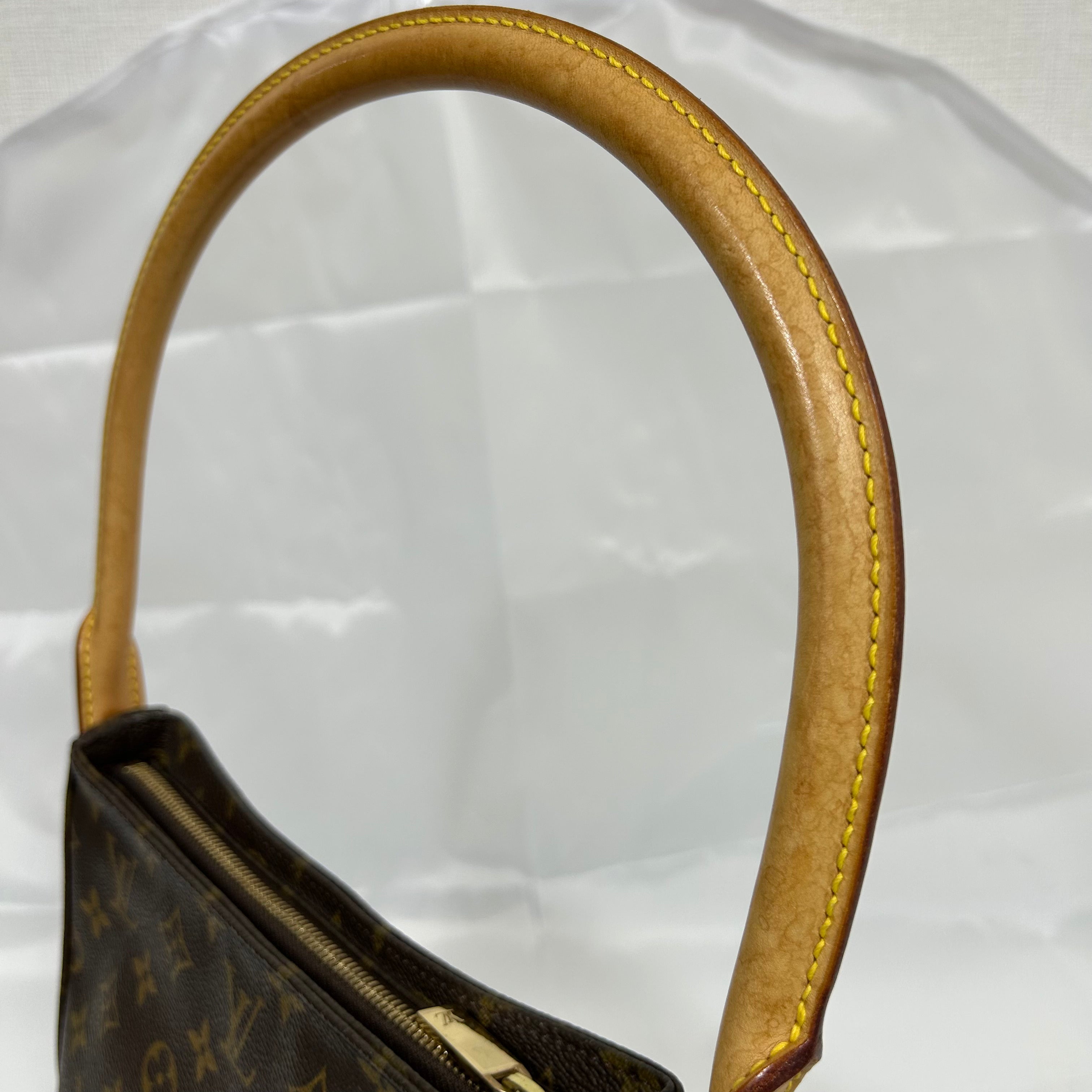 Louis Vuitton Looping Monogram Handbag　MM　M51146