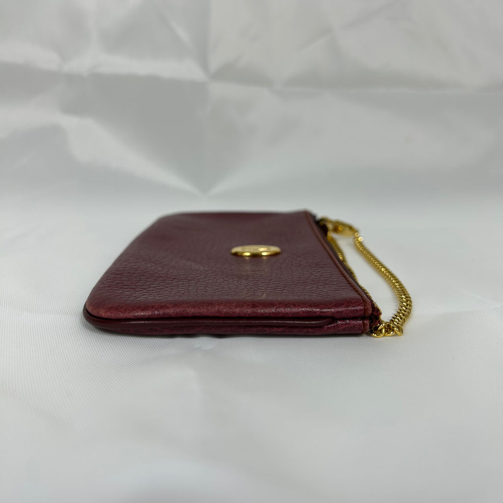Cartier Must de  Vintage 1980's Slim Coin Mini Purse