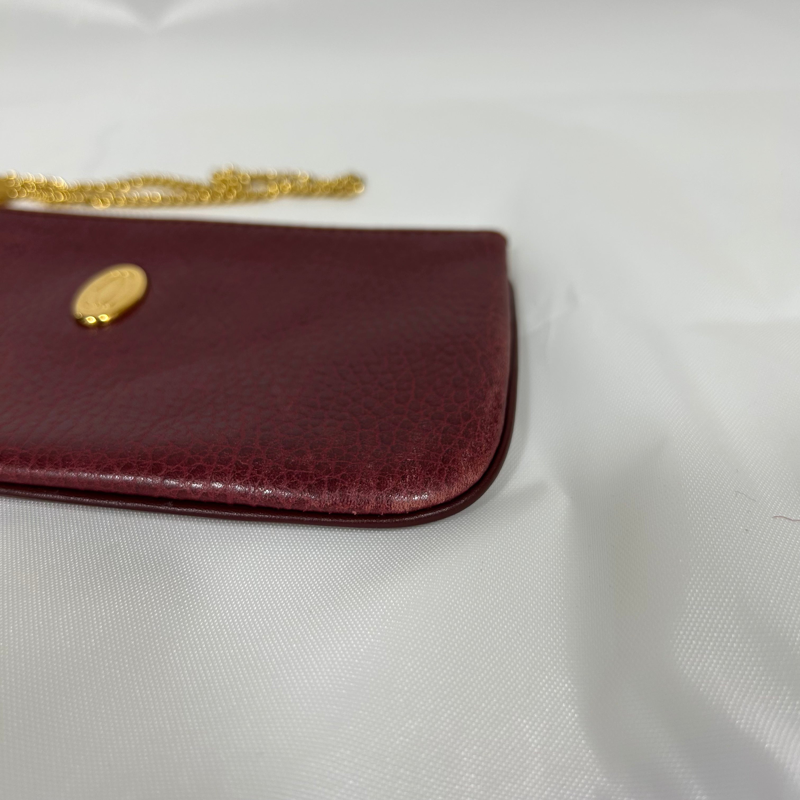 Cartier Must de  Vintage 1980's Slim Coin Mini Purse